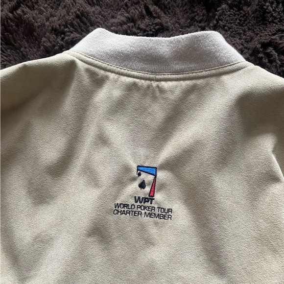 Beige Bomber Jacket - Picture 4 of 4